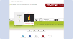 Desktop Screenshot of jobs-bodensee.com