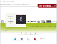 Tablet Screenshot of jobs-bodensee.com